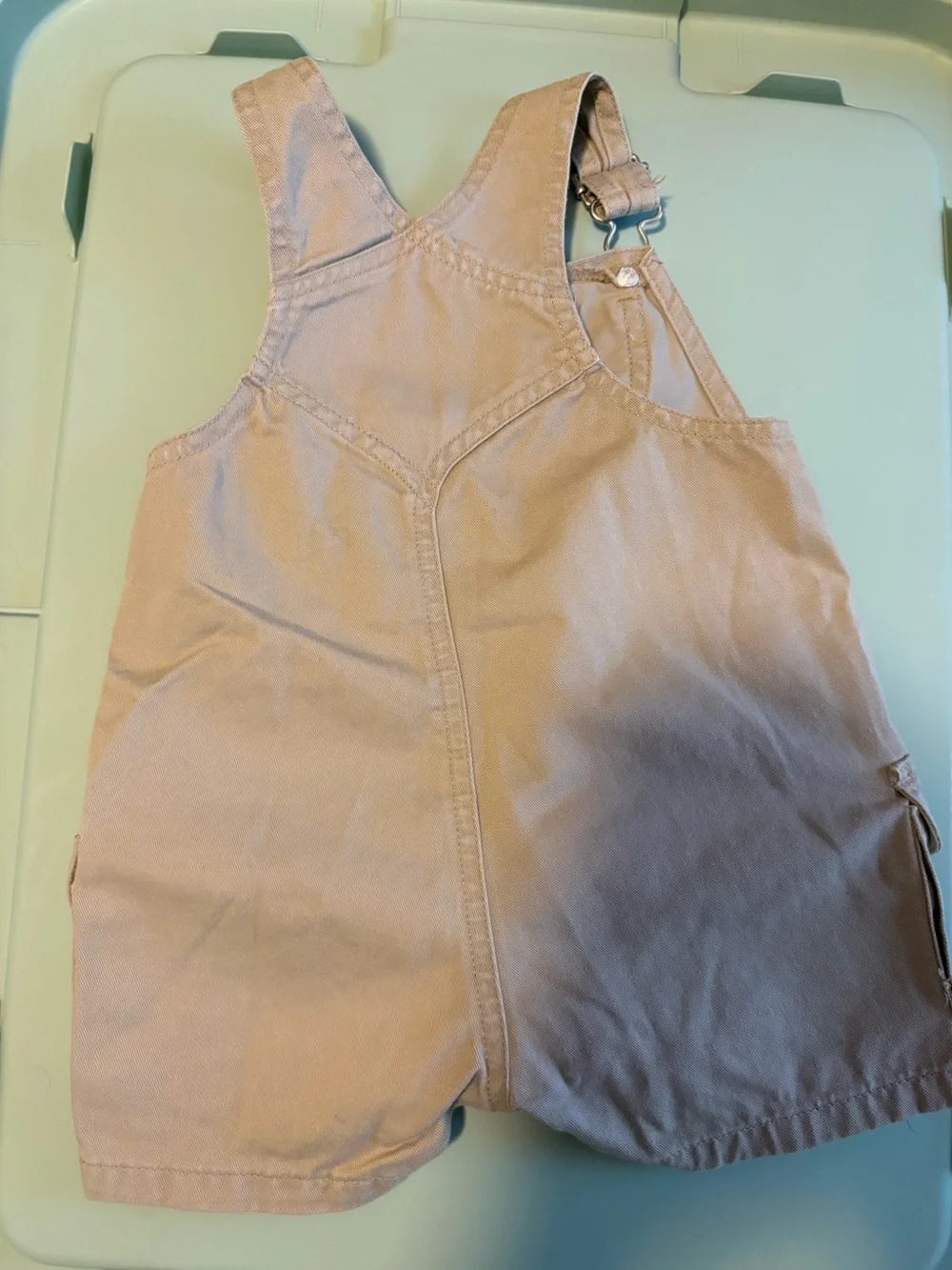 The Children's Place Tan Cargo Short Overalls